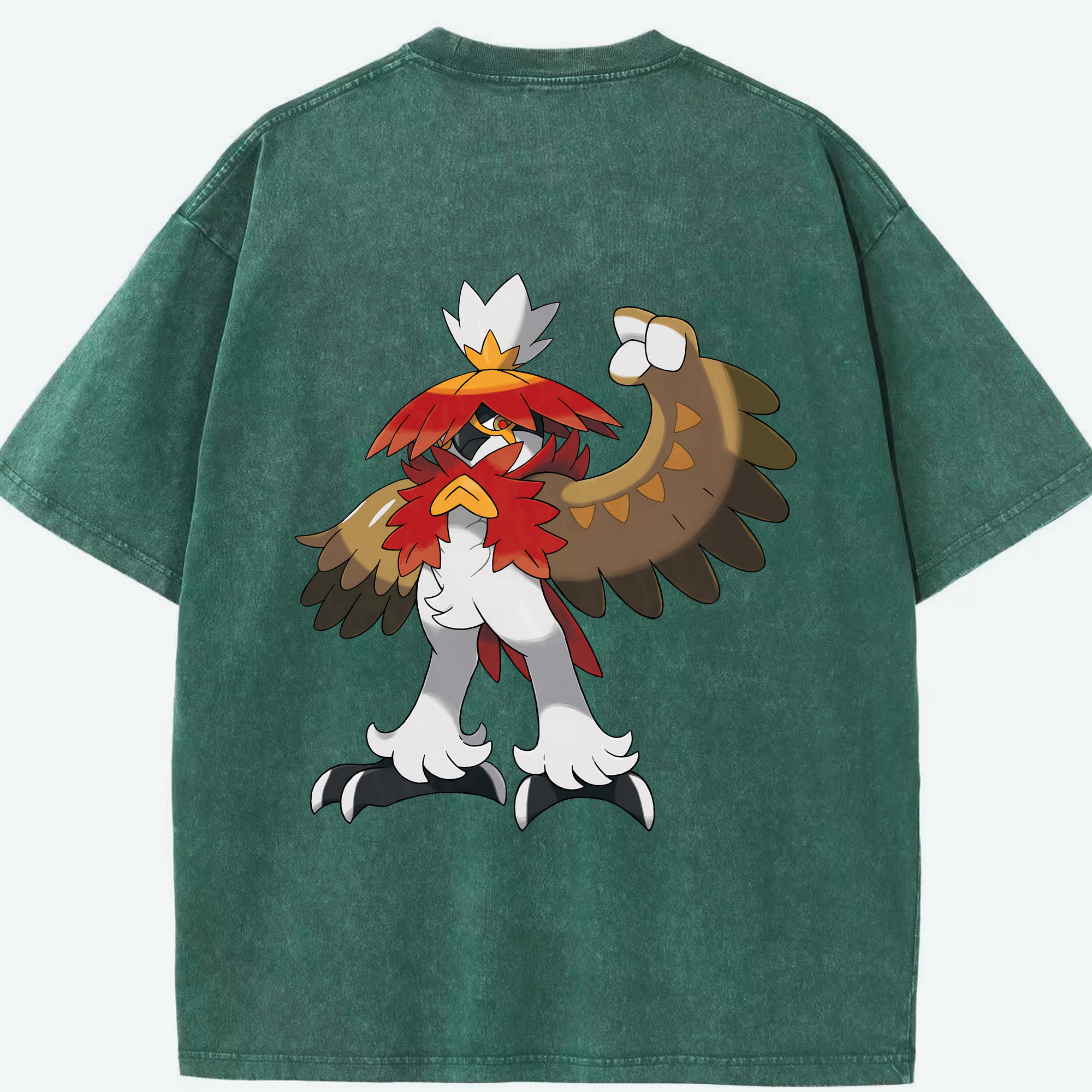 （画像用） ポケットモンスター Pokémon 綿100% ヴィンテージ風 半袖Tシャツ（背面プリント）